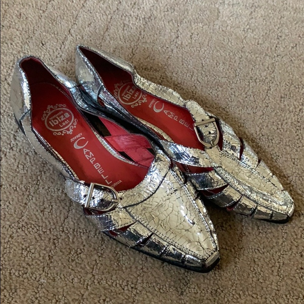 Silver shoes